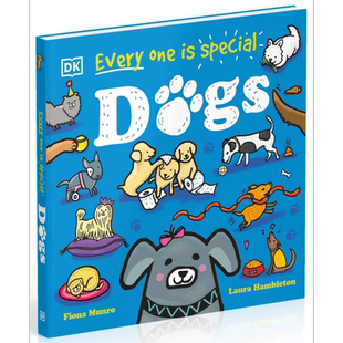 Every One Is Special Dogs DK每一只特别的狗狗 英文原版 进口图书 儿童绘本 图画纸板书【中商原版】