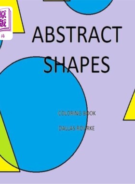 海外直订Astract Shapes: Coloring Book 图形:填色书