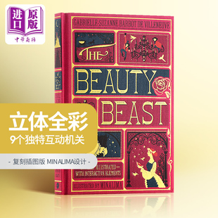 童话 Beast由制作哈利波特和神动图画书 立体书 the and 贝儿Beauty 经典 全彩复刻插图版 英文原版 美女与野兽 预售