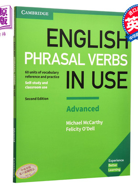 现货 【中商原版】剑桥高级英语短语动词 配答案 英文原版English Phrasal Verbs in Use Advanced