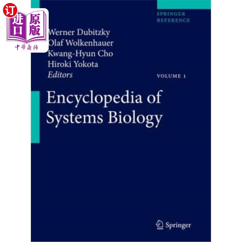 海外直订Encyclopedia of Systems Biology 系统生物学百科全书