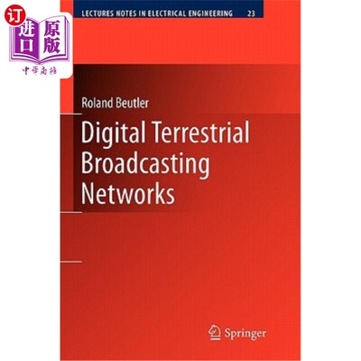 海外直订Digital Terrestrial Broadcasting Networks 数码地面广播