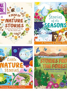 Little Nature Stories 自然的小故事英文原版儿童绘本 动植物科普绘本 Stories of the Seasons from the Forest【中商原版】