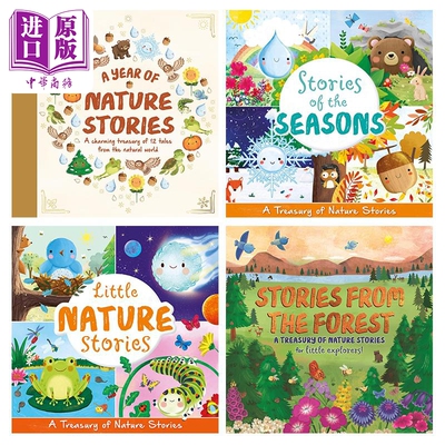 Little Nature Stories 自然的小故事英文原版儿童绘本 动植物科普绘本 Stories of the Seasons from the Forest【中商原版】