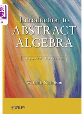 海外直订Introduction to Abstract Algebra, 4e Set 抽象代数导论，4e集