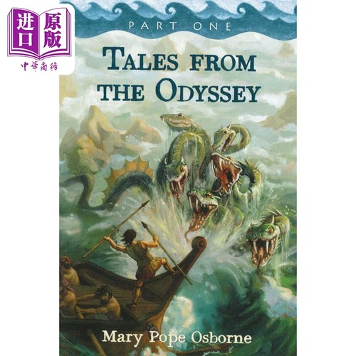 荷马史诗奥德赛故事集1 青少年经典阅读 Tales from the Odyssey Part 1英文原版 Mary Pope Osborne【中商原版】