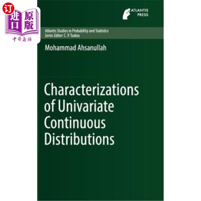 海外直订Characterizations of Univariate Continuous Distributions 一元连续分布的特征