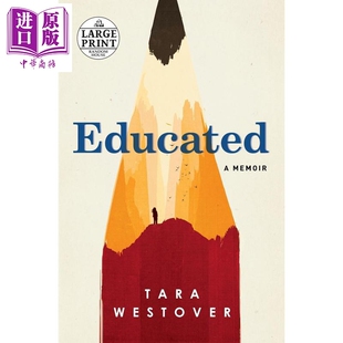 预售 你当像鸟飞往你的山 大字版 英文原版 Educated A Memoir Tara Westover 经典文学 自我励志【中商原版】