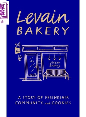 预售 曲奇界的天花板 甜品店 友谊 社区和饼干的故事 Levain Bakery A Story of Cookies 英文原版 Pam Weekes 烹饪食谱【中商原版