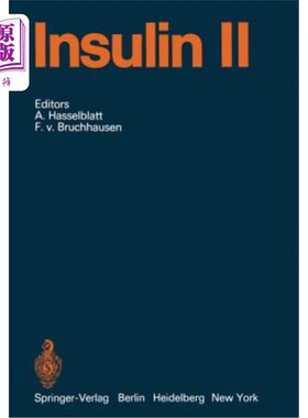 海外直订医药图书Insulin: Part 2 胰岛素：第2部分