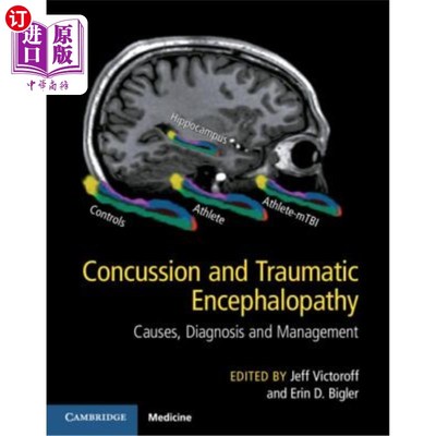 海外直订医药图书Concussion and Traumatic Encephalopathy: Causes, Diagnosis and Management 脑震荡和创伤性脑病:原因、