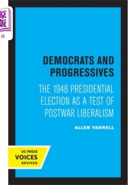 海外直订Democrats and Progressives 民主党和进步派