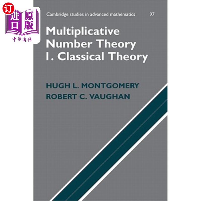 海外直订Multiplicative Number Theory I. Classical Theory 乘法数论I.经典理论