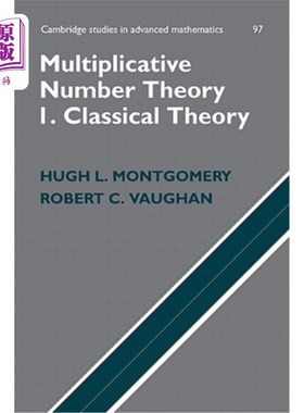海外直订Multiplicative Number Theory I. Classical Theory 乘法数论I.经典理论