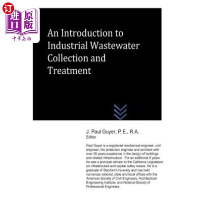 海外直订An Introduction to Industrial Wastewater Collection and Treatment 工业废水收集与处理简介