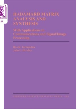 海外直订Hadamard Matrix Analysis and Synthesis: With Applications to Communications and  Hadamard矩阵分析与合成
