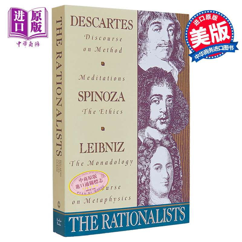理性主义者笛卡尔 The Rationalists Descartes 英文原版 Rene Descartes Benedict de Spinoza 哲学【中商原版】