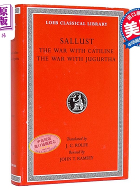 大都会电影原著 教父同导演科波拉 撒路斯提乌斯 喀提林战争 洛布古典丛书 原文拉英对照版 The War with Catiline 英文原版