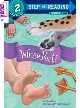 Step into Reading(R)Whose Feet? 兰登阅读进阶2谁的脚 英文原版 儿童亲子少儿绘本4-6岁【中商原版】