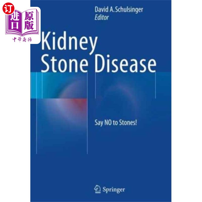 海外直订医药图书Kidney Stone Disease 肾结石疾病