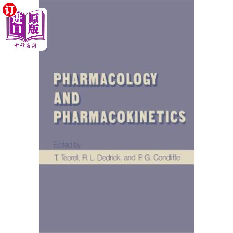 海外直订医药图书Pharmacology and Pharmacokinetics 药理学和药物动力学