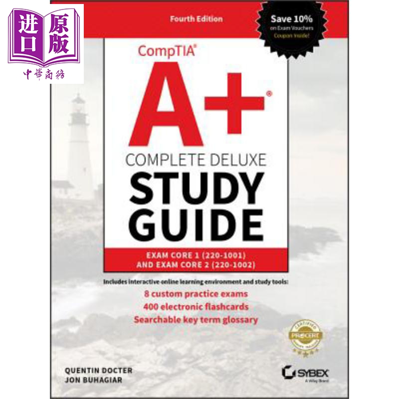 现货 Comptia A 完全高级学习指南 考试 220 1001 与考试 220 1002 第4版 Co【中商原版】