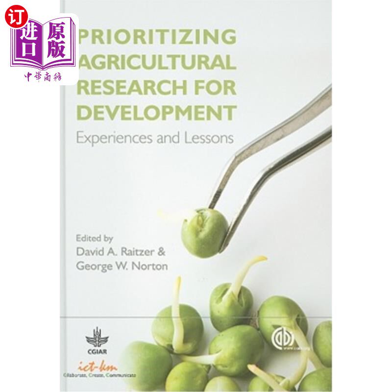 海外直订Prioritizing Agricultural Research for Development: Experiences and Lessons 优先考虑农业研究促进发展：经验
