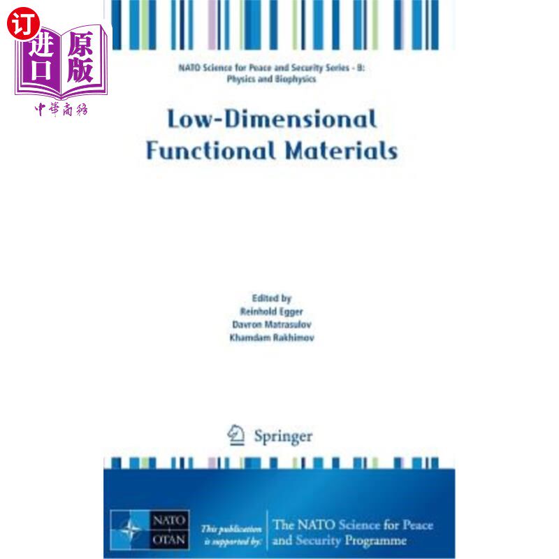 海外直订Low-Dimensional Functional Materials 低维功能材料