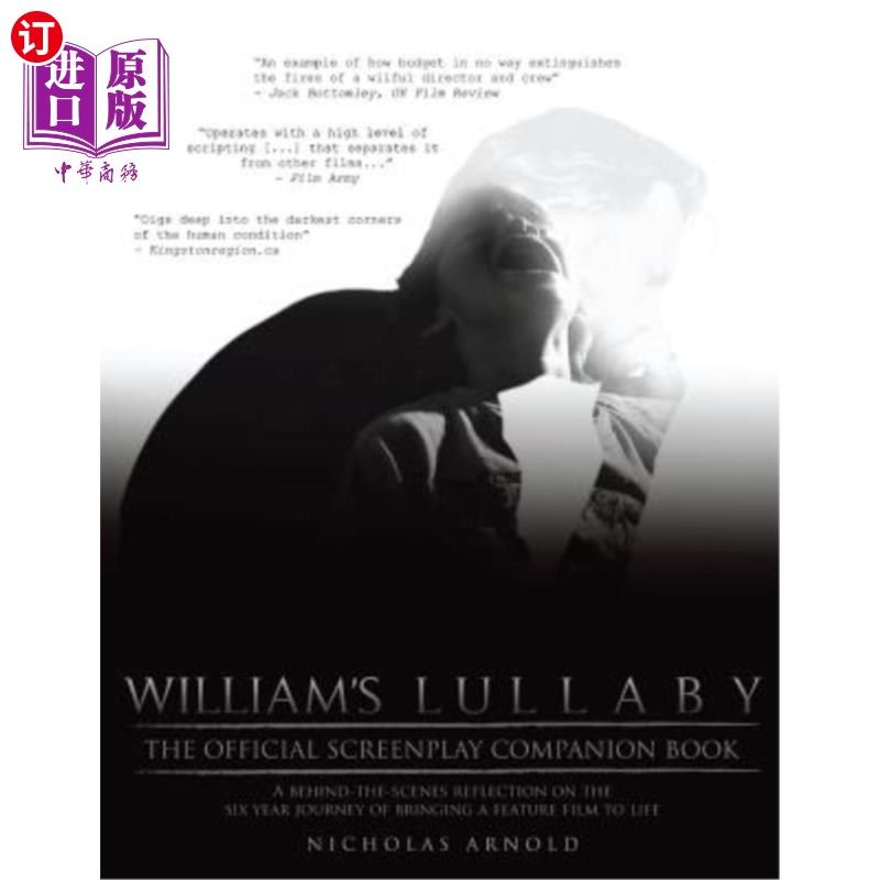 海外直订William's Lullaby Official Screenplay Companion Book 威廉的摇篮曲官方剧本配套书
