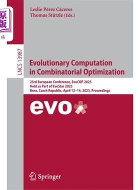 海外直订Evolutionary Computation in Combinatorial Optimi... 组合优化中的进化计算