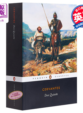 塞万提斯：堂吉诃德 英文原版 Don Quixote Miguel de Cervantes 【中商原版】