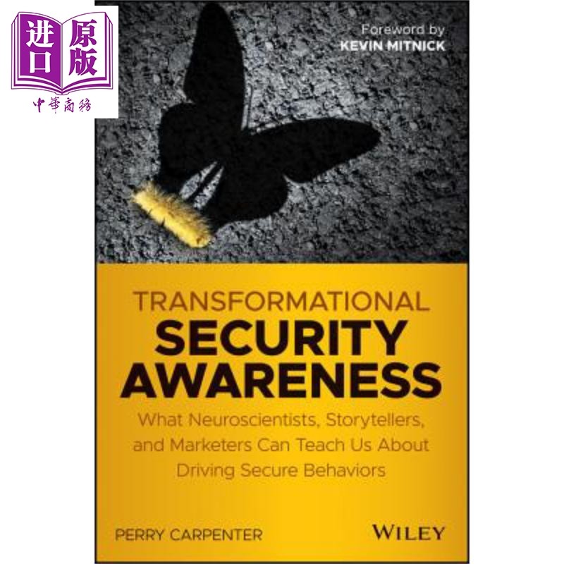现货 转型的安全意识 Transformational Security Awareness 英文原版 Perry Carpenter【中商原版】wiley