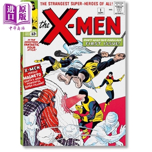 斯坦李 COMICS 漫威漫画图书馆 MARVEL MEN. 进口艺术 VOL. Taschen LIBRARY. 中商原版 预售 X战警 杰克科比