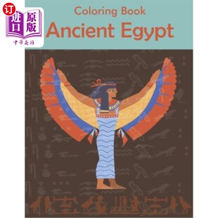 海外直订Ancient Egypt Coloring Book: Life in Ancient Egypt Coloring Book For Adults And  古埃及涂色书:生活在古埃及