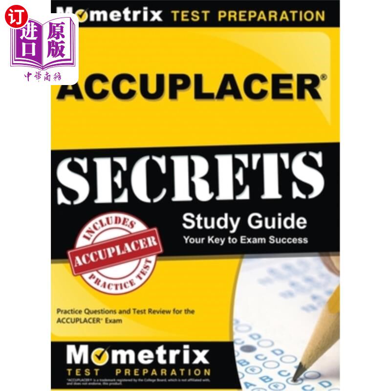海外直订Accuplacer Secrets Study Guide: Practice Questions and Test Review for the Accup Accuplacer