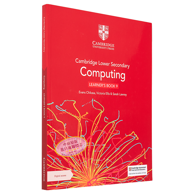 现货 NEW Cambridge Lower Secondary Computing Learners Book 9 新版剑桥初中计算机学生书第9册 附电子版1年【中商原版】