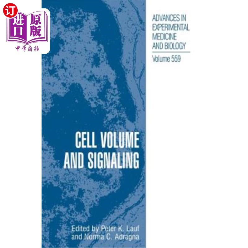 海外直订Cell Volume and Signaling 细胞体积和信号传导