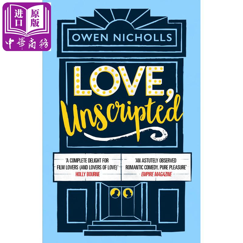 现货 Love, Unscripted 英文原版 爱情，无字幕 Owen Nicholls  爱情小说【中商原版】