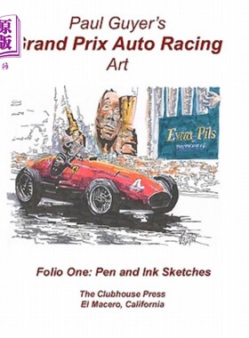 海外直订Paul Guyer's Grand Prix Auto Racing Art: Folio One 保罗·盖尔的大奖赛赛车艺术：Folio One