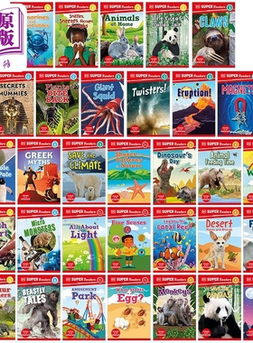 DK Super Readers DK超阅小读者系列合集 学前1234级 英文原版 Save the Pandas Dinosaurs Day Plants Bite Back【中商原版】