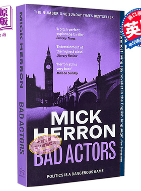 坏角色 Bad Actors 英文原版 Mick Herron 奇幻惊悚犯罪小说  西克斯顿小说奖得主新作【中商原版】