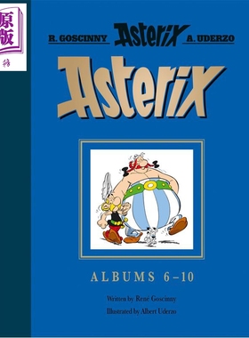 预售 高卢英雄历险记礼盒版 6至10册 阿斯特里克斯故事 Asterix: Asterix Gift Edition 英文原版 Rene Goscinny【中商原版】