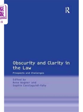 海外直订Obscurity and Clarity in the Law 法律中的模糊与明晰