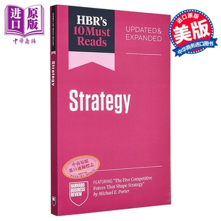 含塑造行业竞争 中商原版 Reads 战略10篇 更新扩充版 HBRs 五种力量 英文原版 哈佛商业评论 Strategy Must