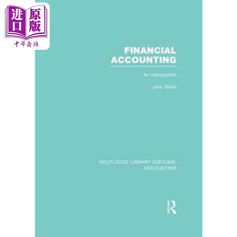 财务会计 RLE 会计 导论 Financial Accounting RLE Accounting An Introduction 英文原版 John Blake 实用教科书【中商原版