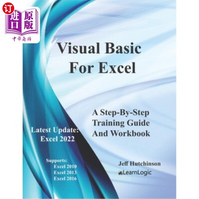 海外直订Visual Basic For Excel: Supports 2010, 2013, 2016, and 365 Visual Basic For Excel:支持2010、20