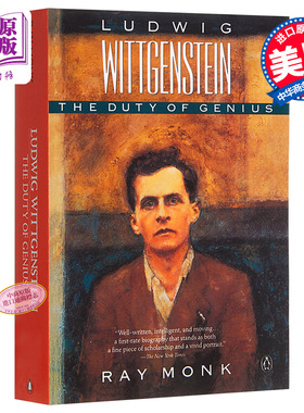维特根斯坦传 天才之为责任 英文原版 Ludwig Wittgenstein 人物传记 Ray Monk【中商原版】