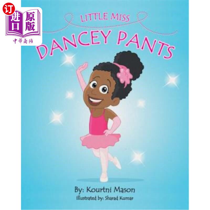 海外直订Little Miss Dancey Pants 跳舞裤小姐