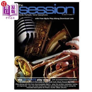 Band For Tenor Trumpet 海外直订The The for Along Play Ultimate 男高音萨克斯 会议为Bb小号 Saxophone Session