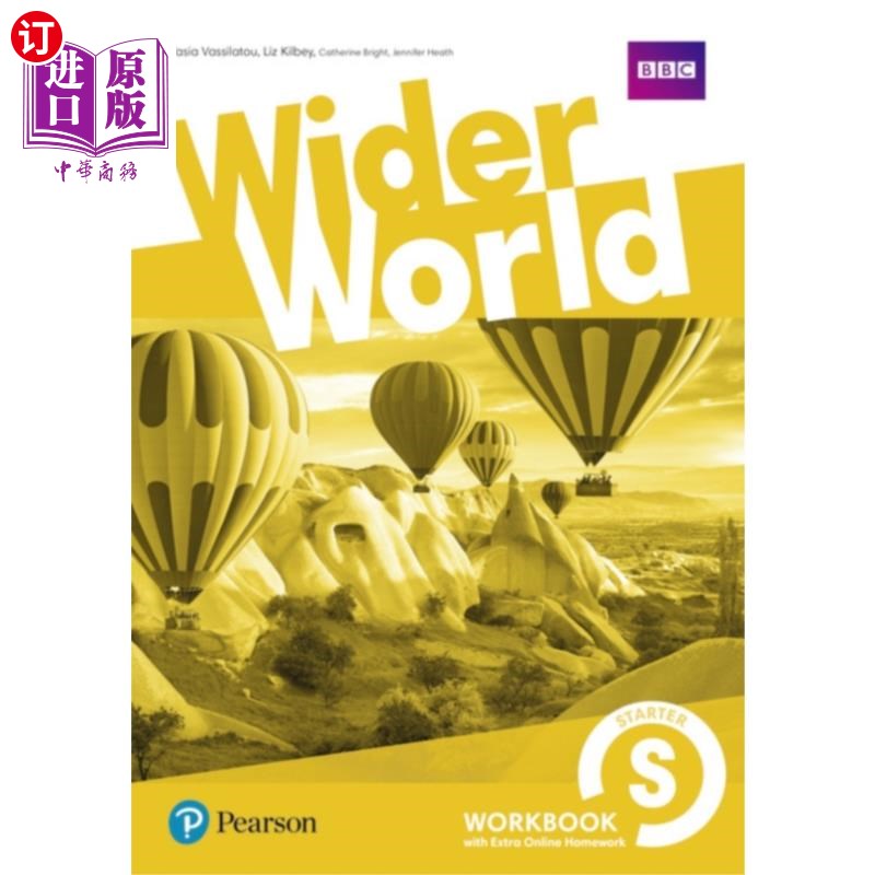 海外直订Wider World Starter Workbook with Extra Online H... 更广泛的世界Starter练习册与额外的在线作业包